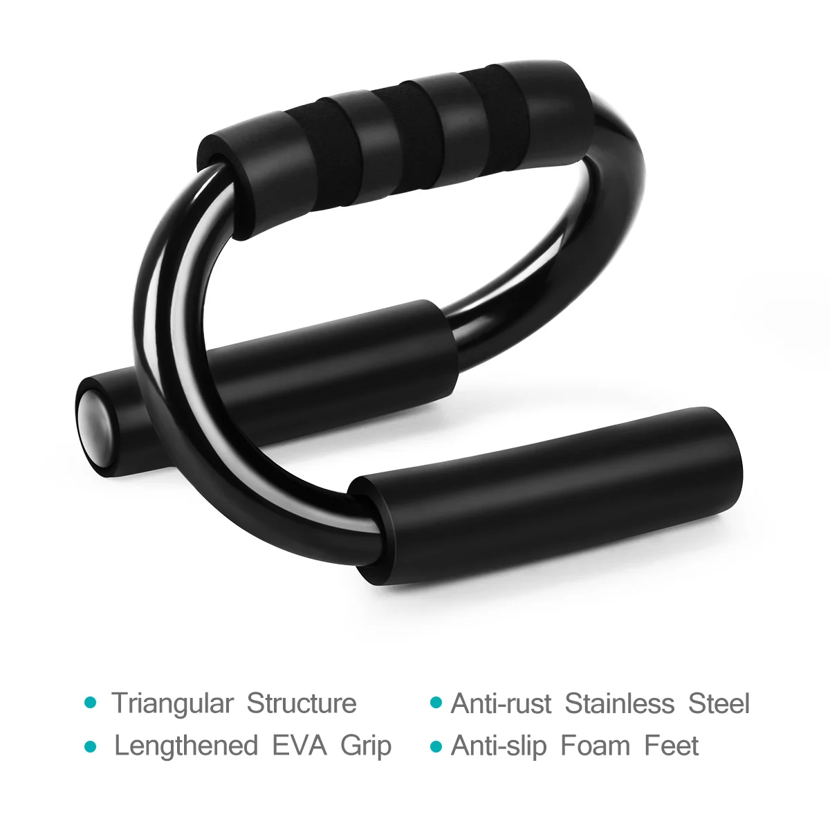 

2-Wheel Ab Wheel Roller Kit Set Push-Up Bar Jump Rope Knee Pad Core Toning Workout Abdominal Trainer Kit