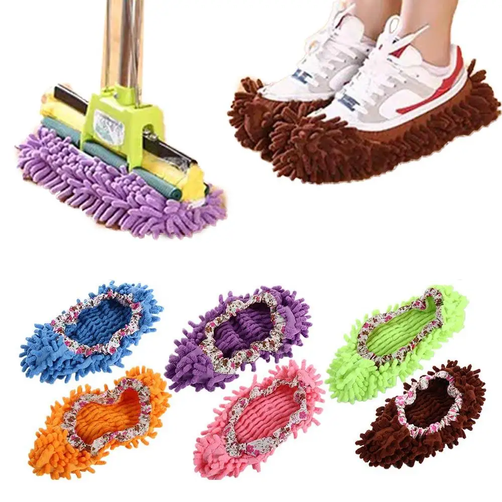 Accessories Cleaner Slipper Foot Socks Duster Cloth Dust Mop Slippers Shoes Covers Floor Dust Cleaning Cleaning Shoes Covers