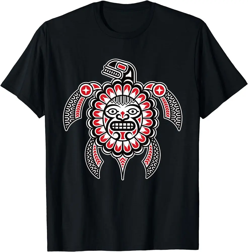 Haida Turtle American Indian Native America Indigenous T-Shirt Unisex T-shirts For Man Woman Short Summer Tees Casual Cotton