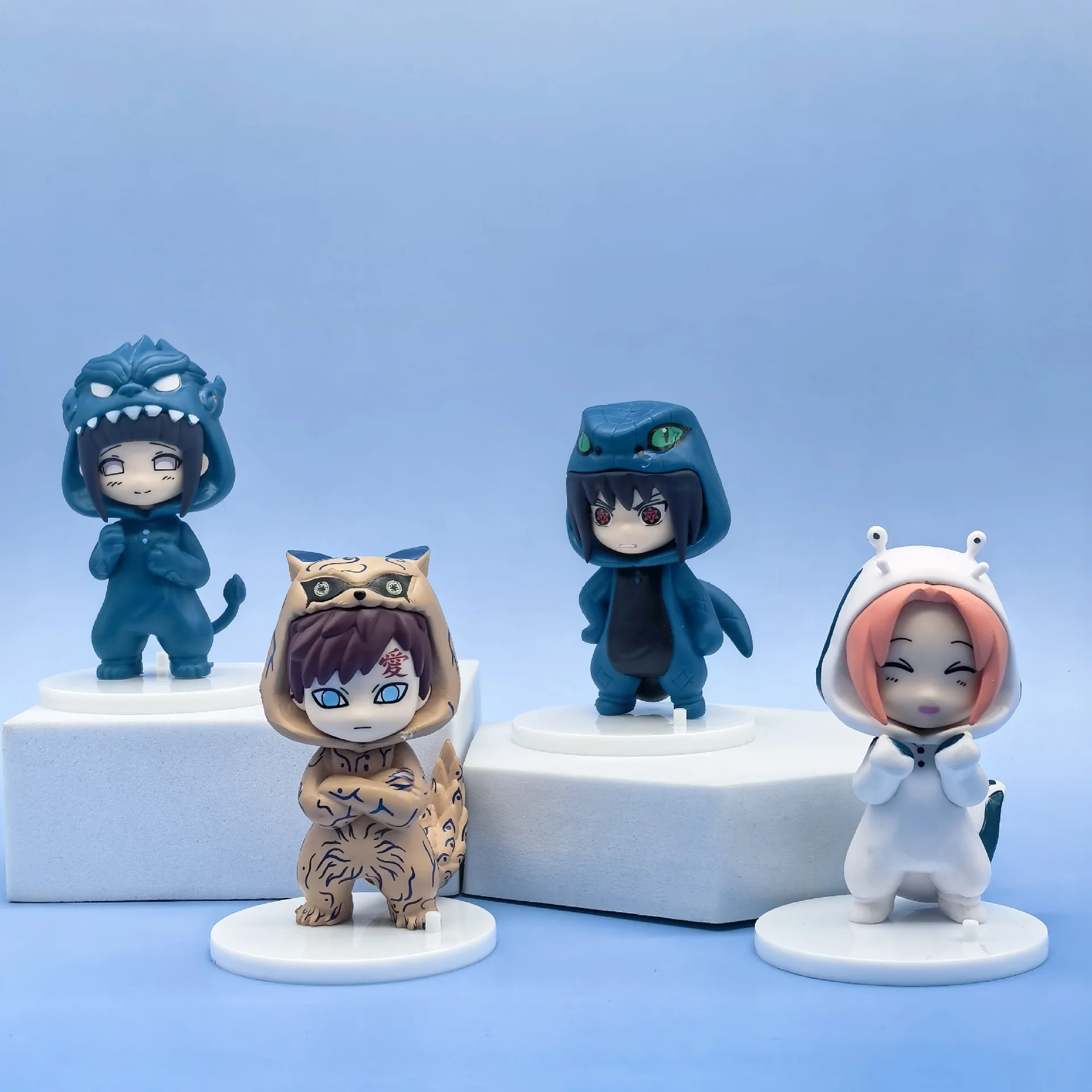 اليابانية أنيمي ناروتو Jifeng سلسلة نموذج لجسم Q نسخة PVC أنيمي سطح المكتب الحلي هدية عيد ميلاد جمع نموذج اللعب