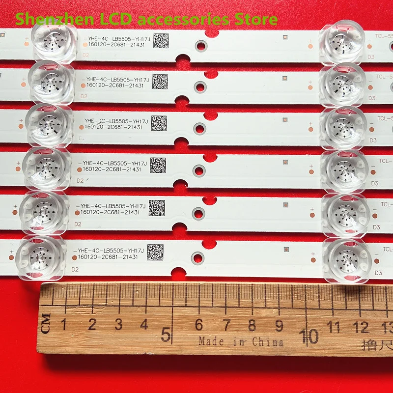 LED backlight for 55T680 55P8 55K5 55T6M 55T6 for TCL-55P8-3030-4X5 light bar 100% new