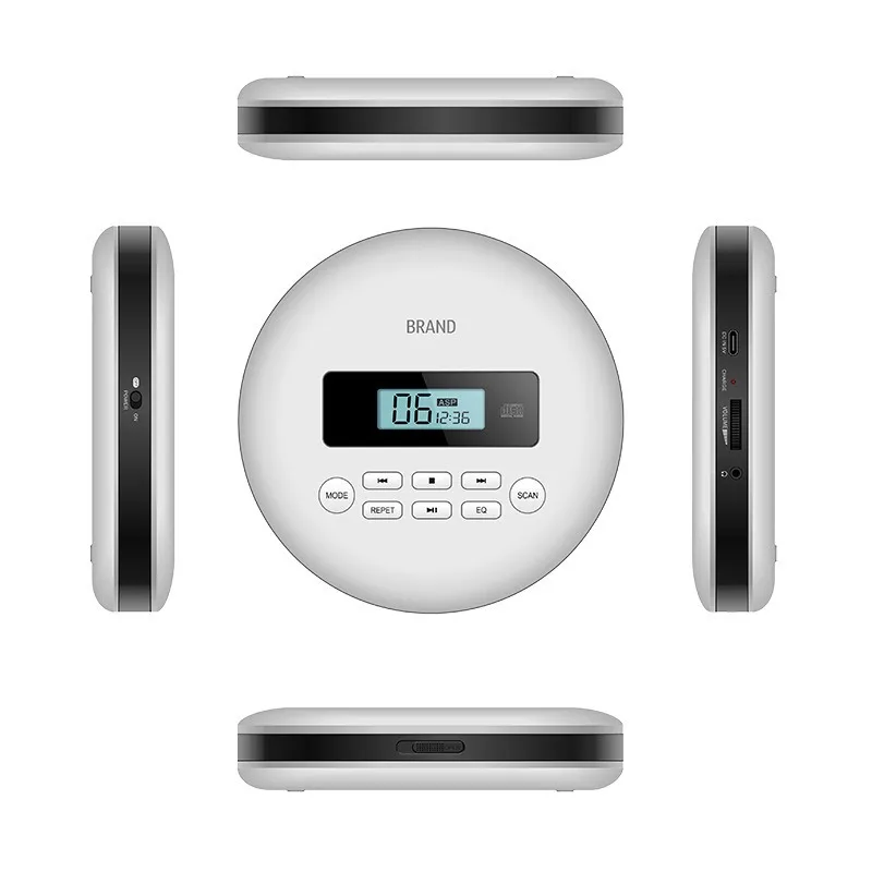 

-Прямые поставки границы Портативный проигрыватель компакт-дисков Walkman Английский повторяющийся MP3-музыка Bluetooth CD-плеер