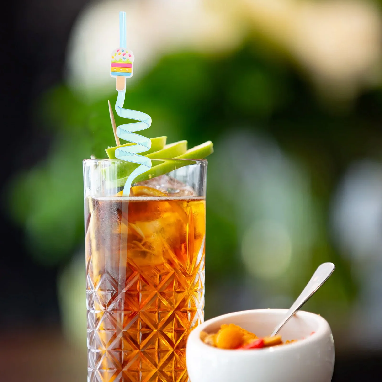 

8Pcs Cartoon Party Straws Reusable Drinking Straws for Birthday Festival Juice Milk Beverage Summer Birthday Party Straw