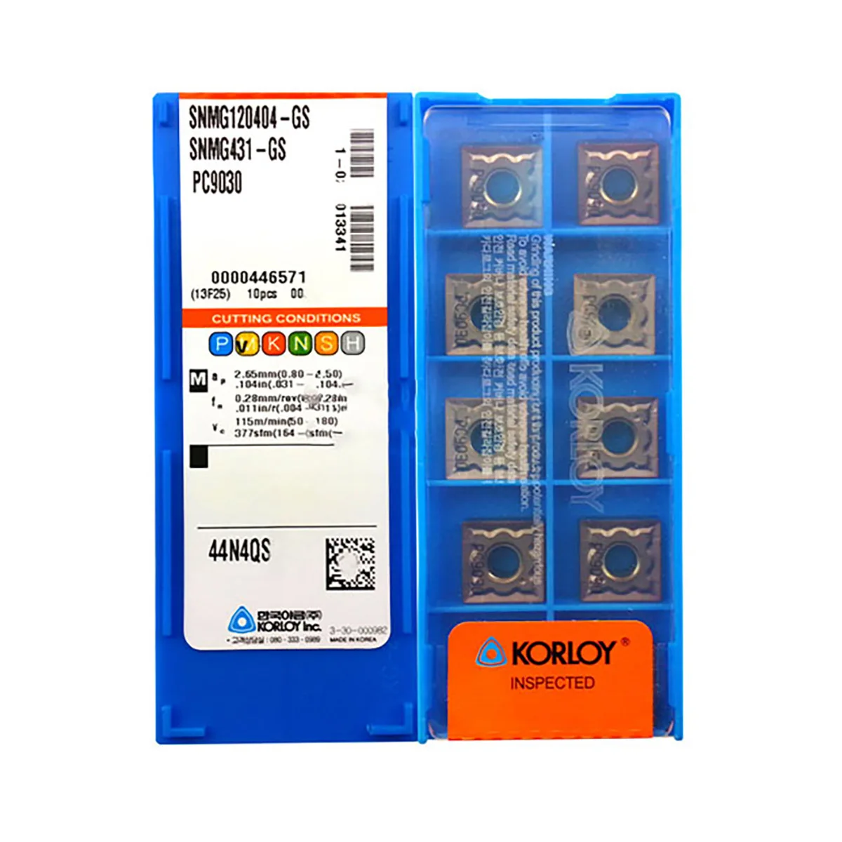 

Korloy 100% Original SNMG 120404 120408 150612 190612 190616 -HM -HS -HA H01 PC9030 NC3020 NC3120 NC3030 Turning Insert