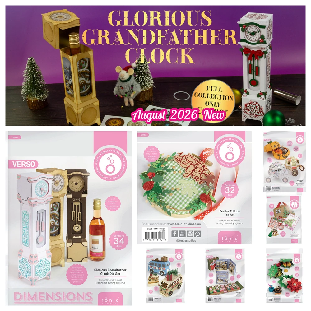 Food Storage Kits - Tonic Festive Foliage /Glorious Grandfather Clock