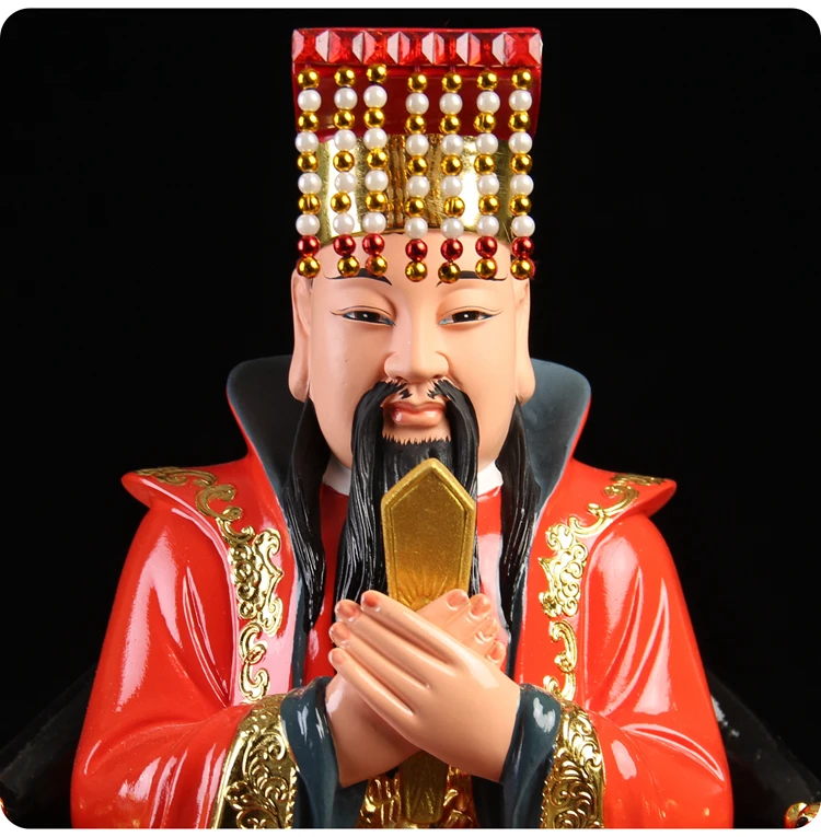 40cm large Taoist Buddhism HOME Shrine efficacious protection Southeast Asia Patron saint Omnipotent God YU HUANG DADI  statue