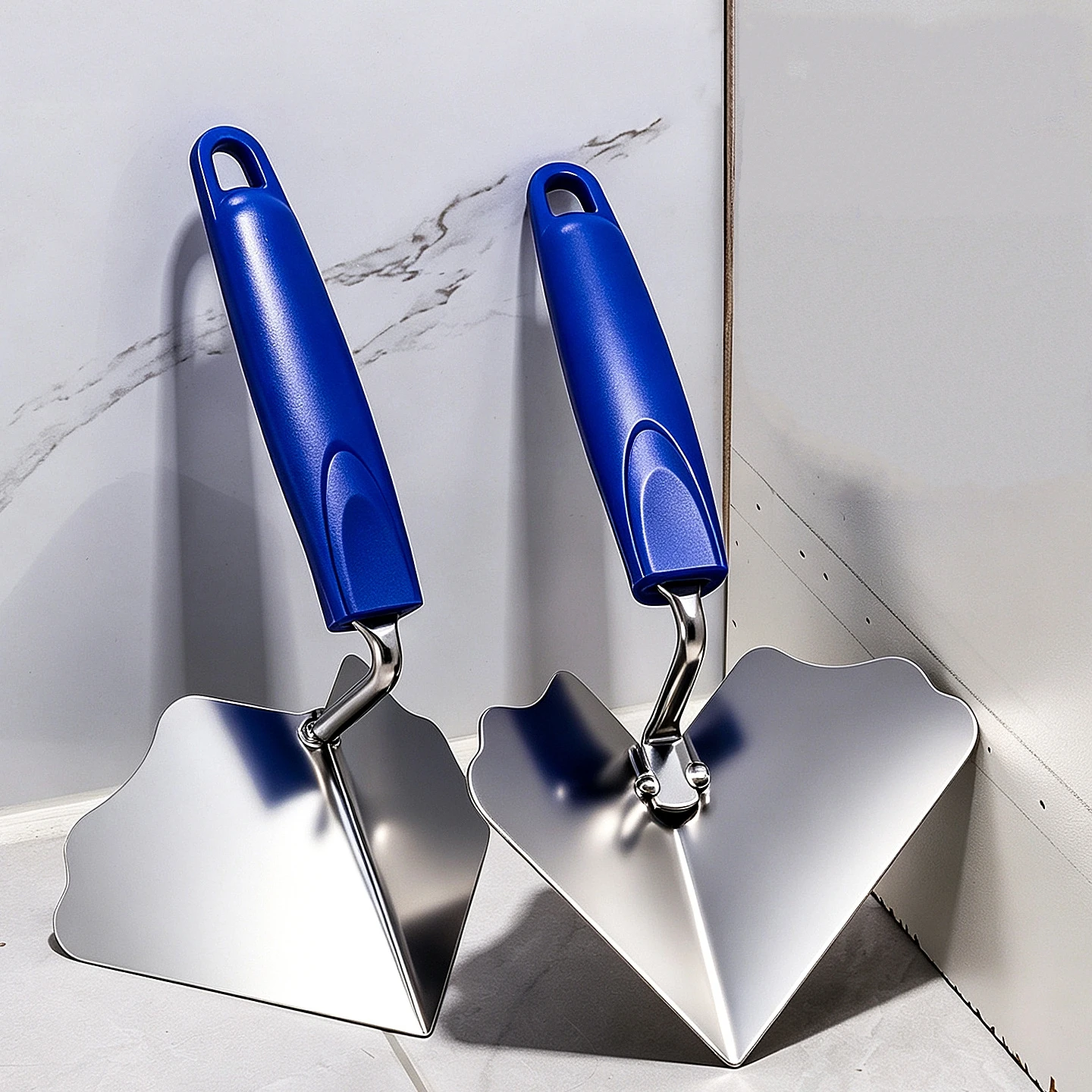 Drywall Corner Construction Tools Stainless Steel Putty Knife Drywall Scrapers Hand Tool Inside Outside Corner Scraping Trowel