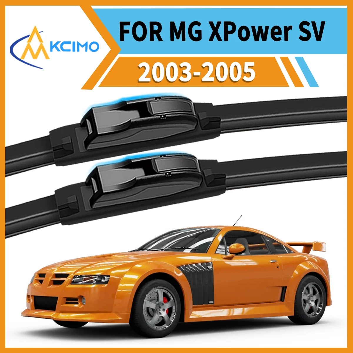 

Drive Safely in Any Condition 2PCS Wiper Blades for MG XPower SV 2003-2005 All-Season Performance Clear View Easy Installation