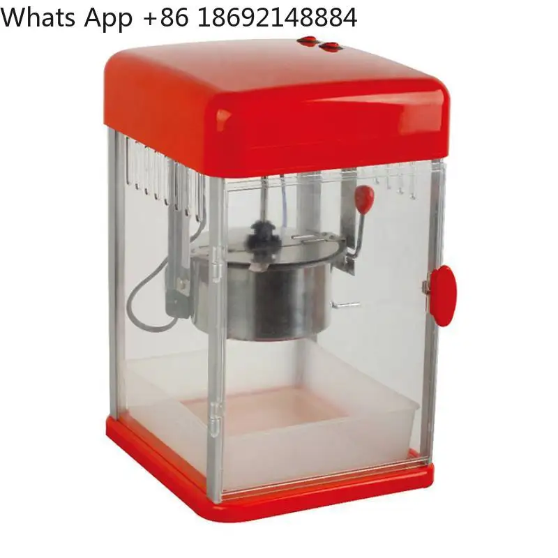 Us plug, bulk discounts available, small popcorn maker with blower, red