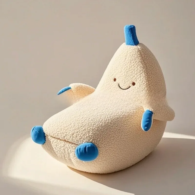 

Nordic Design Personalized Creative Moon Chair Light Luxury Leisure Chair Fruit Shape Lazy Sofa Children's Room