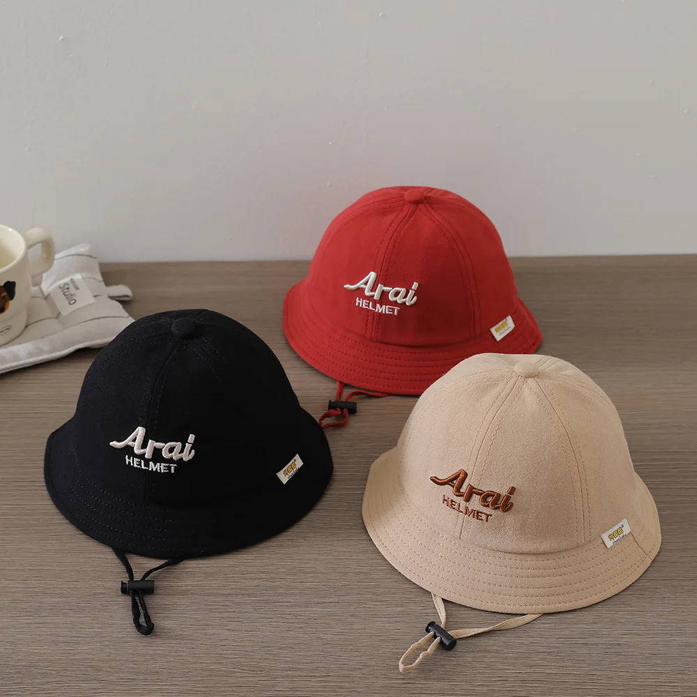 

Детские кепки-панамки с буквами для мальчиков и девочек, ветрозащитные, с защитой от УФ-лучей, для активного отдыха, в корейском стиле, повседневные, для малышей, солнцезащитные