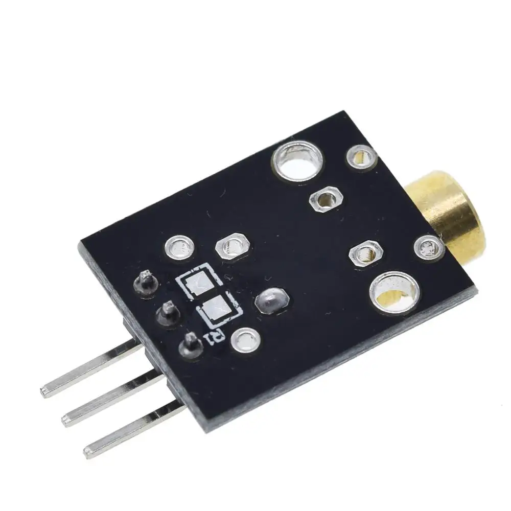 TZT Smart Electronics New KY-008 3pin 650nm Red Laser Transmitter Dot Diode Copper Head Module for Arduino AVR PIC DIY image 5