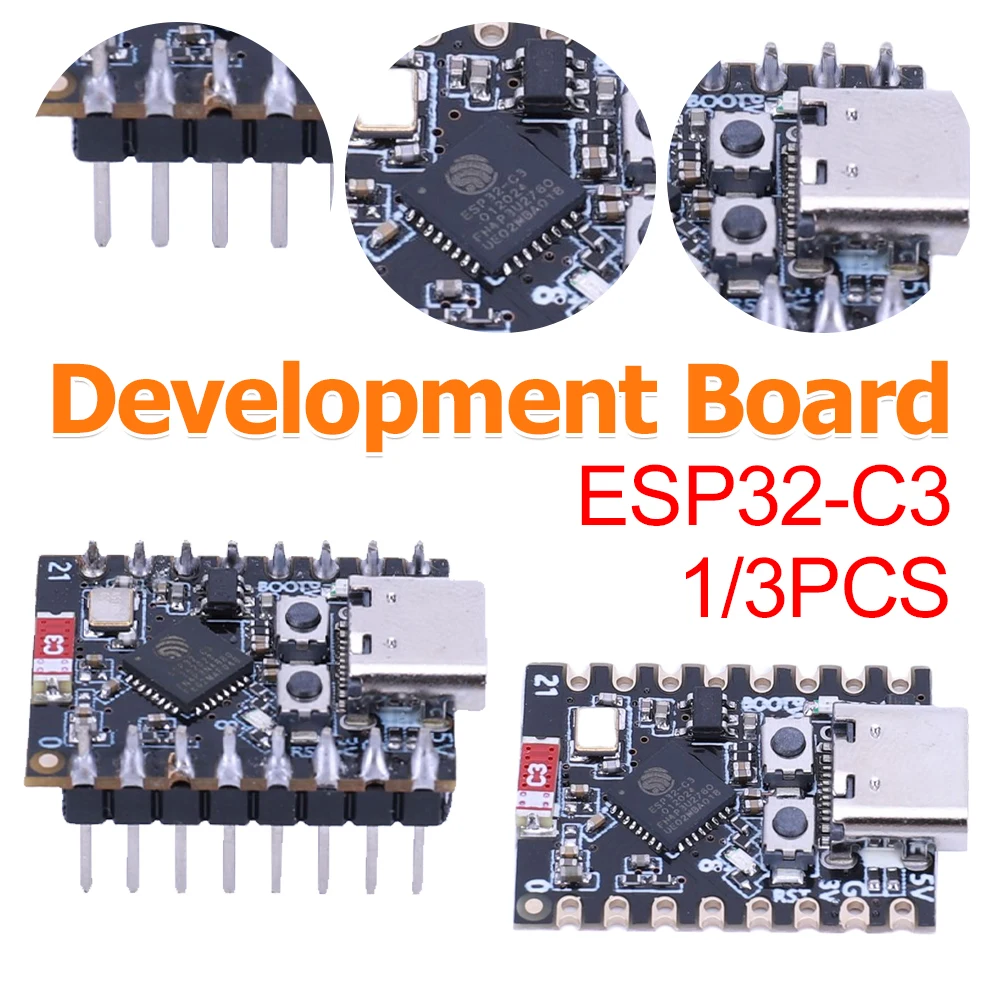 

1/3 шт. ESP32 C3 макетная плата SuperMini WiFi Bluetooth-совместимая плата макетная плата CORE плата для Arduino