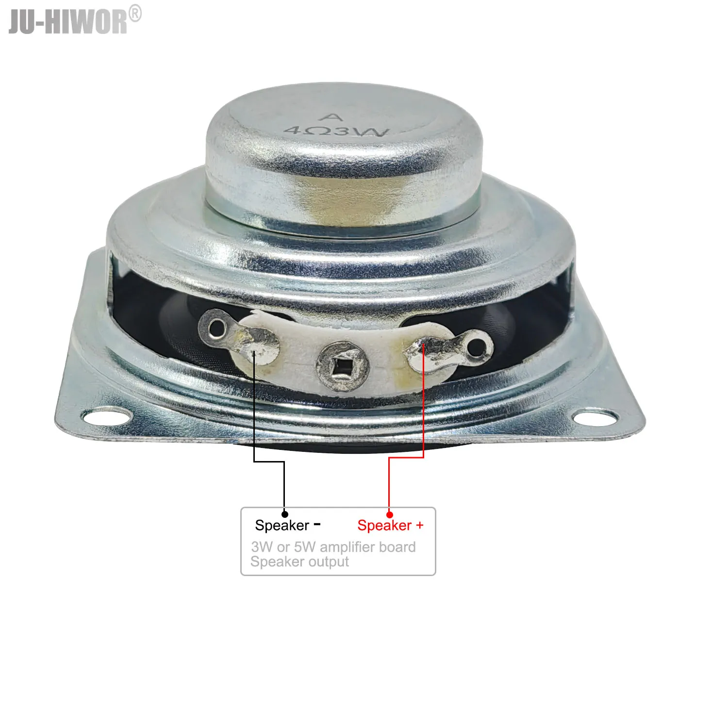 2PCS 4Ohms 3W 45mm Square 16mm Core Dual Neodymium Magnetic 21mm Thickness 1.75 Inch Bluetooth Loudspeaker