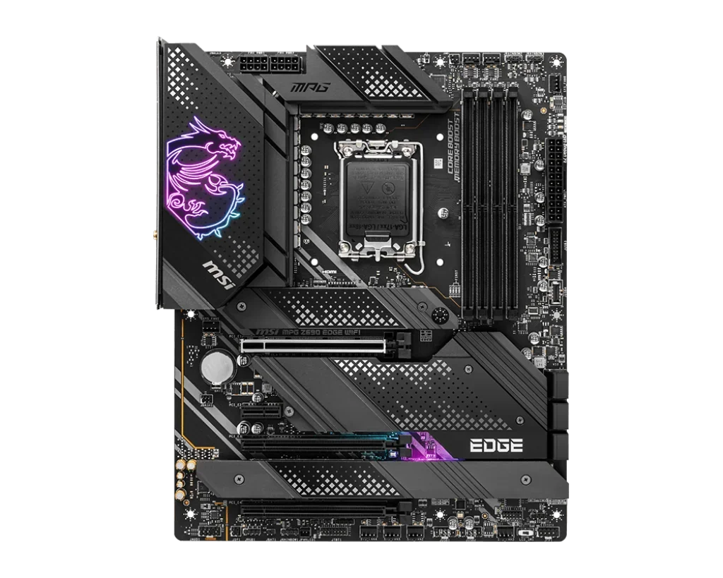 MSI Z690 마더보드 MPG Z690 EDGE WIFI DDR5 LGA 1700 지원 13900 14490 13700 14600 12400 14700K 13500 cpu ATX M.2 Wi-Fi 6