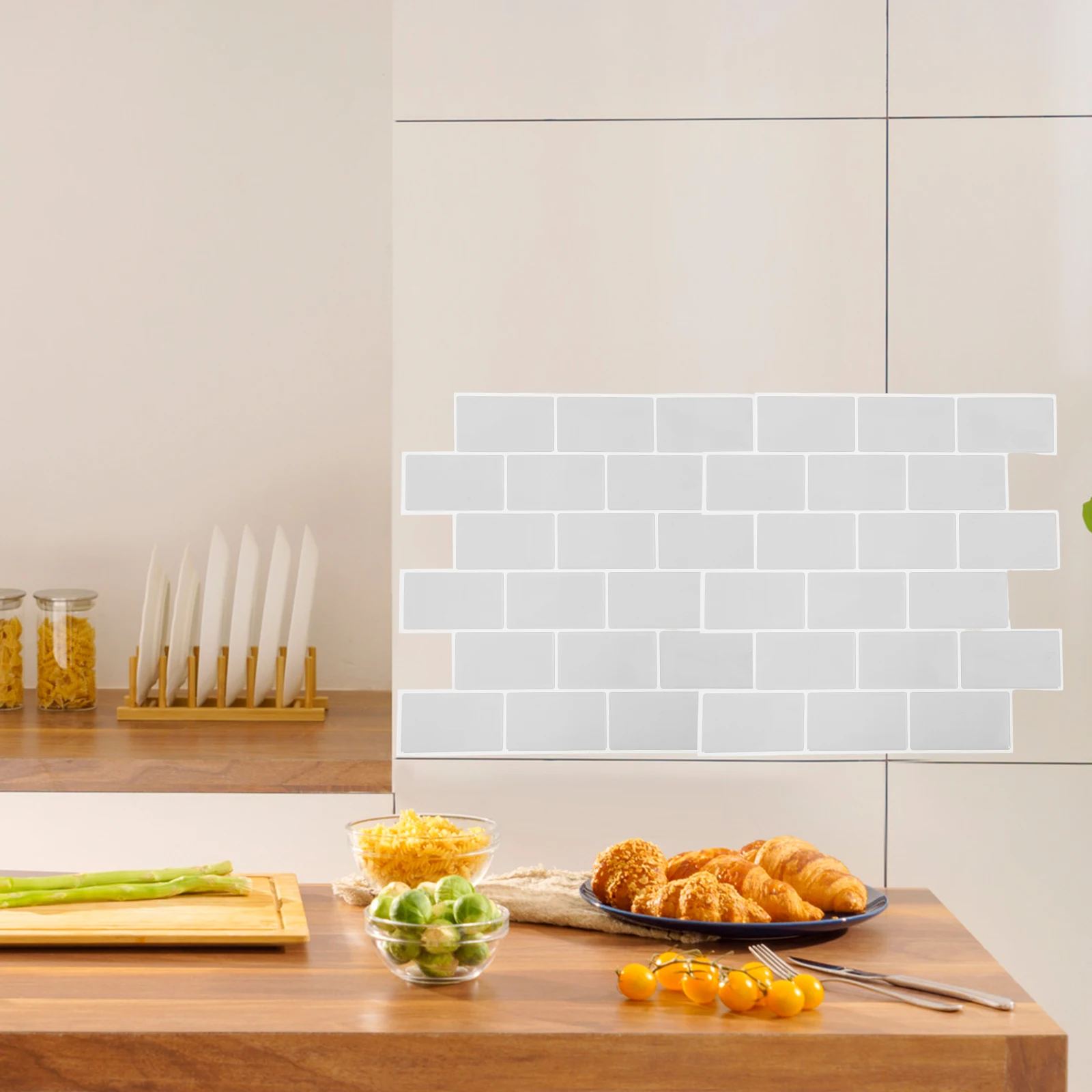 

10 листов 3D обои с капельной глазурью, самоклеящаяся плитка, водостойкая маслостойкая кухня, декор для ванной комнаты, наклейки на плитку