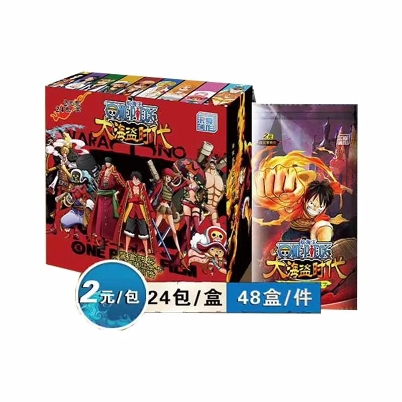 Original One Piece Anime Figuren Bronzing Barrage Flash Cards Ruffy Sammelkarten Tischspielzeug Weihnachtsgeschenke für Kinder