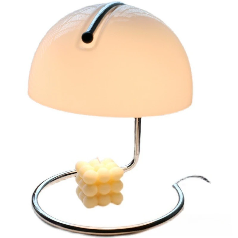 

Pudding table lamp Bauhaus bedroom bedside entrance bedside ambient light ins retro homestay decorative table lamp