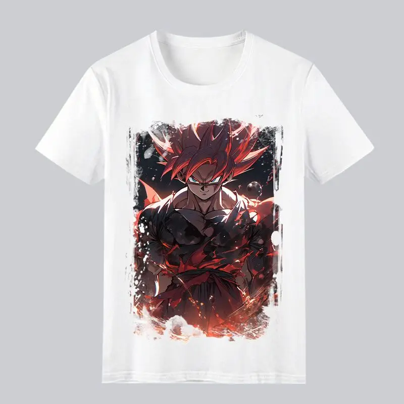 Camiseta de colaboración Dragon Ball para hombre, ropa de manga corta Kakarot, mercancía de dibujos animados Vegeta, secado rápido, verano 2026