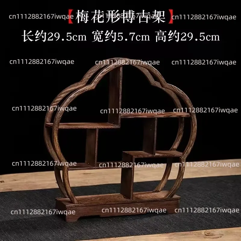Wooden Afternoon Tea Dessert Stand Hotel Club Restaurant Refreshments Artistic Cuisine Tableware New Chinese Retro Dessert Tray