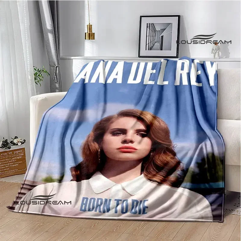 Lana Del Rey Retro Printing Blanket Fashion Warm Blanket T Flange Blanket Home Travel Blanket Bed Linings Birthday Gift