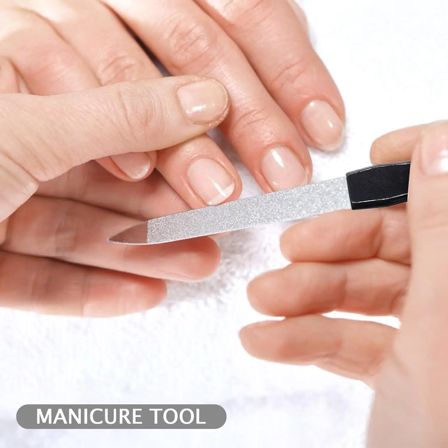 1PC DIY Nail Art Profesjonalny pilnik do paznokci Metalowy pilnik do paznokci Dwustronny wysokiej jakości pilnik do paznokci Manicure Pedicure Narzędzia kosmetyczne — zdjęcie 6