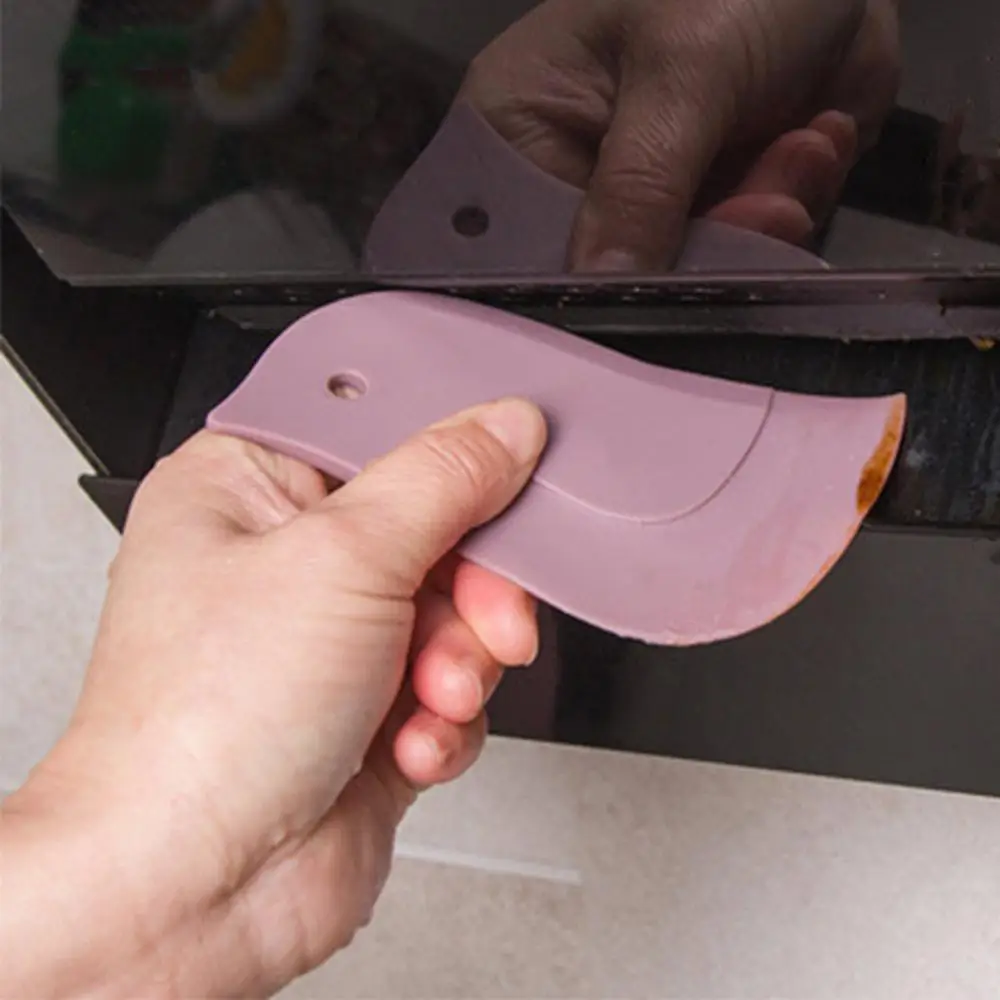 Easy-Clean Adorable Penguin Shape Scraper Silicone Soft Oil Tray Scraper Durable Perfect Kitchen Scraper Baking