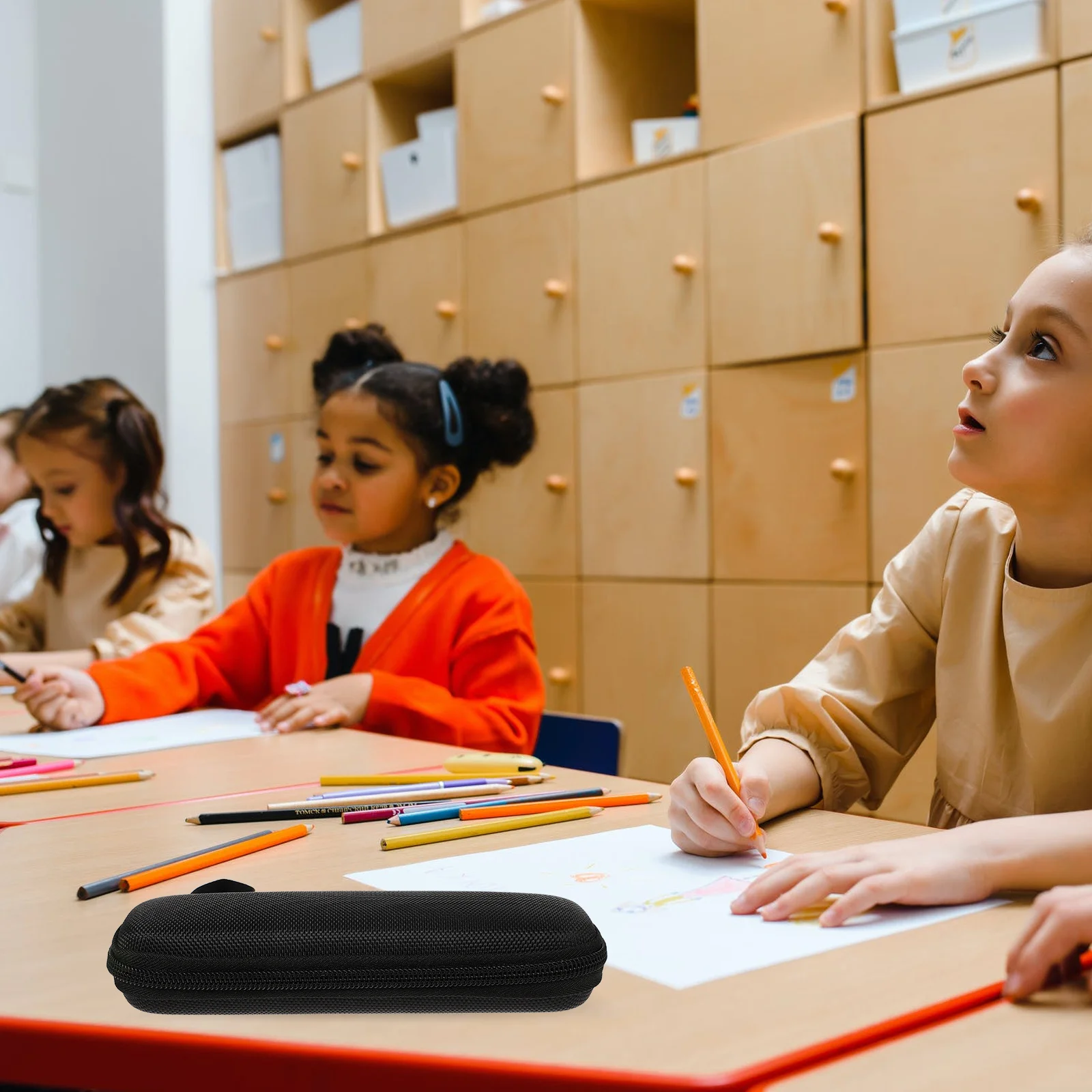 

Portable Stationery Pouch for Drawing Pencils Pens Storage Bag Translation Pen Organizer Lightweight Case for Teachers Travel