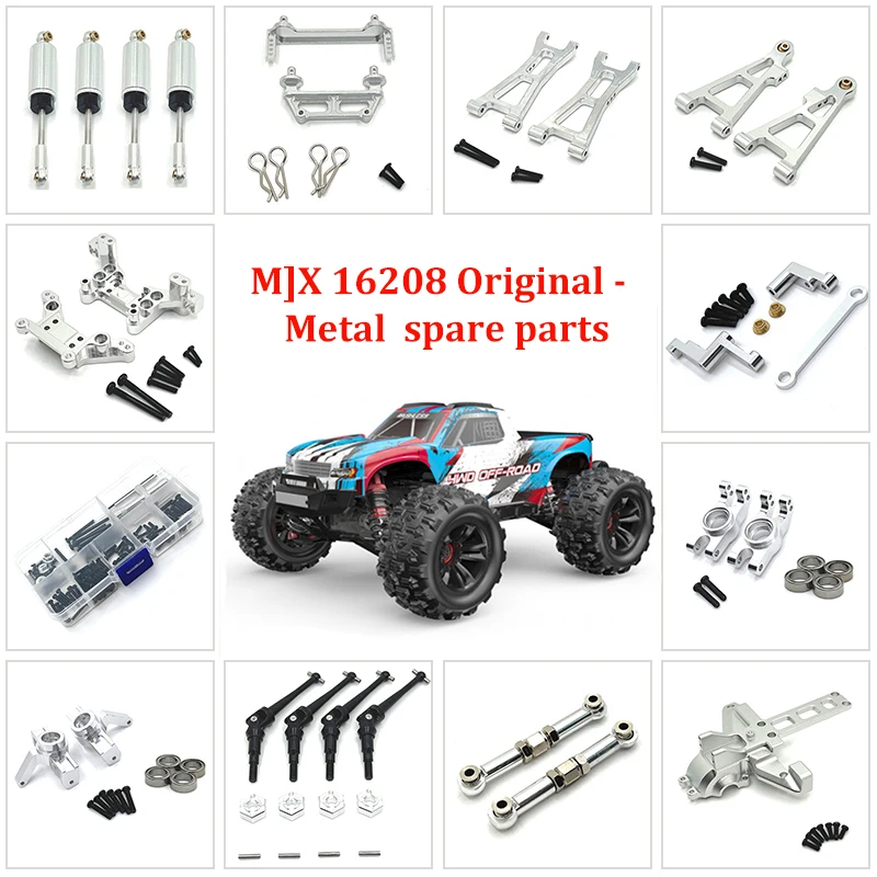 

MJX 1/16 M163 16208 16209 16210 H16V3 радиоуправляемая модель автомобиля с дистанционным управлением передние и задние качели вверх и вниз части