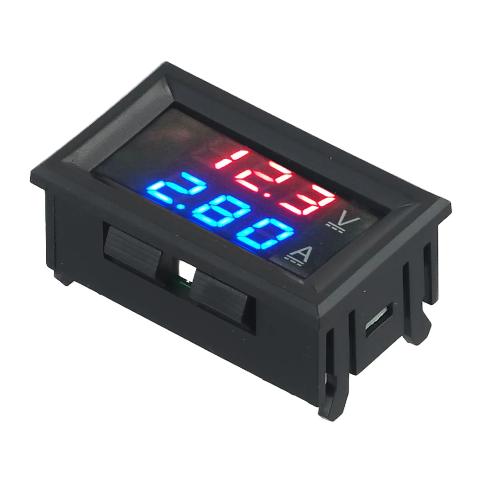 1pc Red Blue DC 0-100V 10A/50A/100A Digital Voltmeter Ammeter Dual Display Voltage Detector Current Meter Panel Amp Volt Gauge