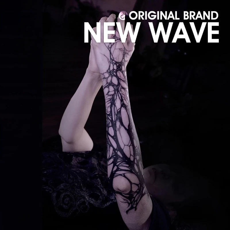 

Black Veins Temporary Tattoos Art Fake Tattoo for Woman Man Arm Punk Line Tattoo Sticker Waterproof Tatto Tatuajes Temporales