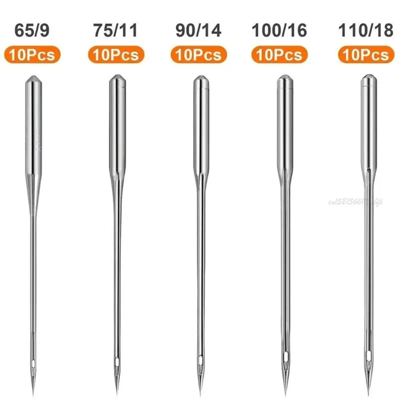 27RB 60Pieces Household Sewing Needle Multipurpose Sewing Machine Part Alloy Texture for Crafting Repairs and Projects