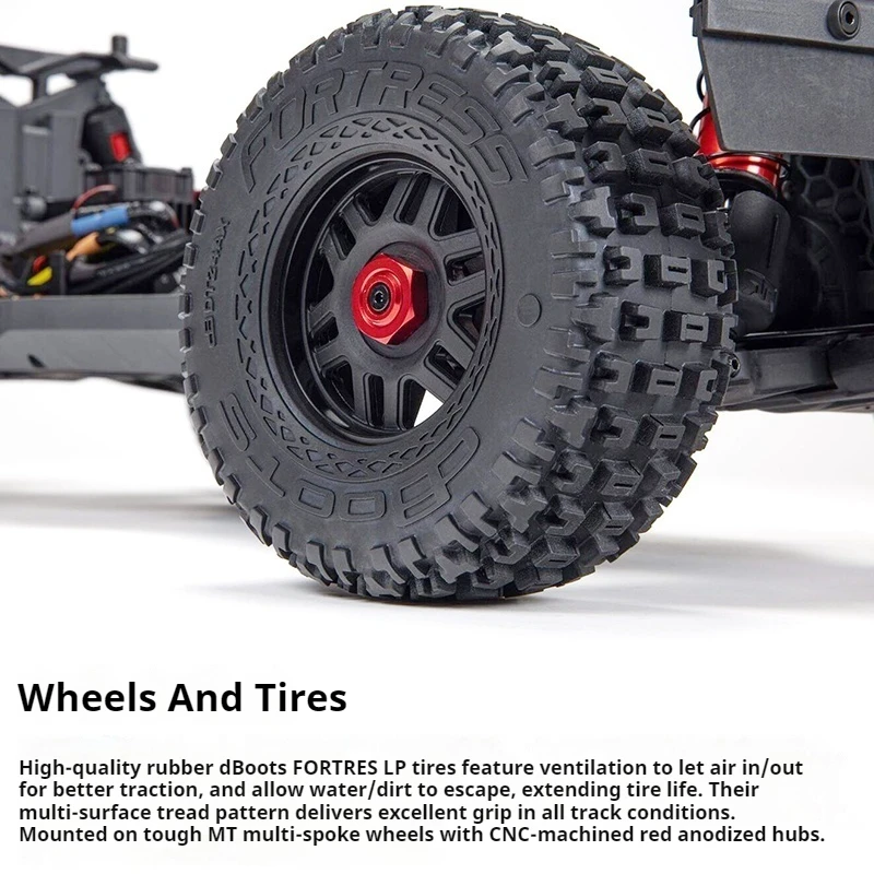 รถบังคับวิทยุ ARRMA 1/8 MOJAVE 4S BLX รุ่นรถบรรทุกออฟโรดแบบสั้น สำหรับเล่นในทะเลทราย  ความเร็วสูง  ของเล่นรถบังคับวิทยุ  ลดราคาพิเศษ Mojave