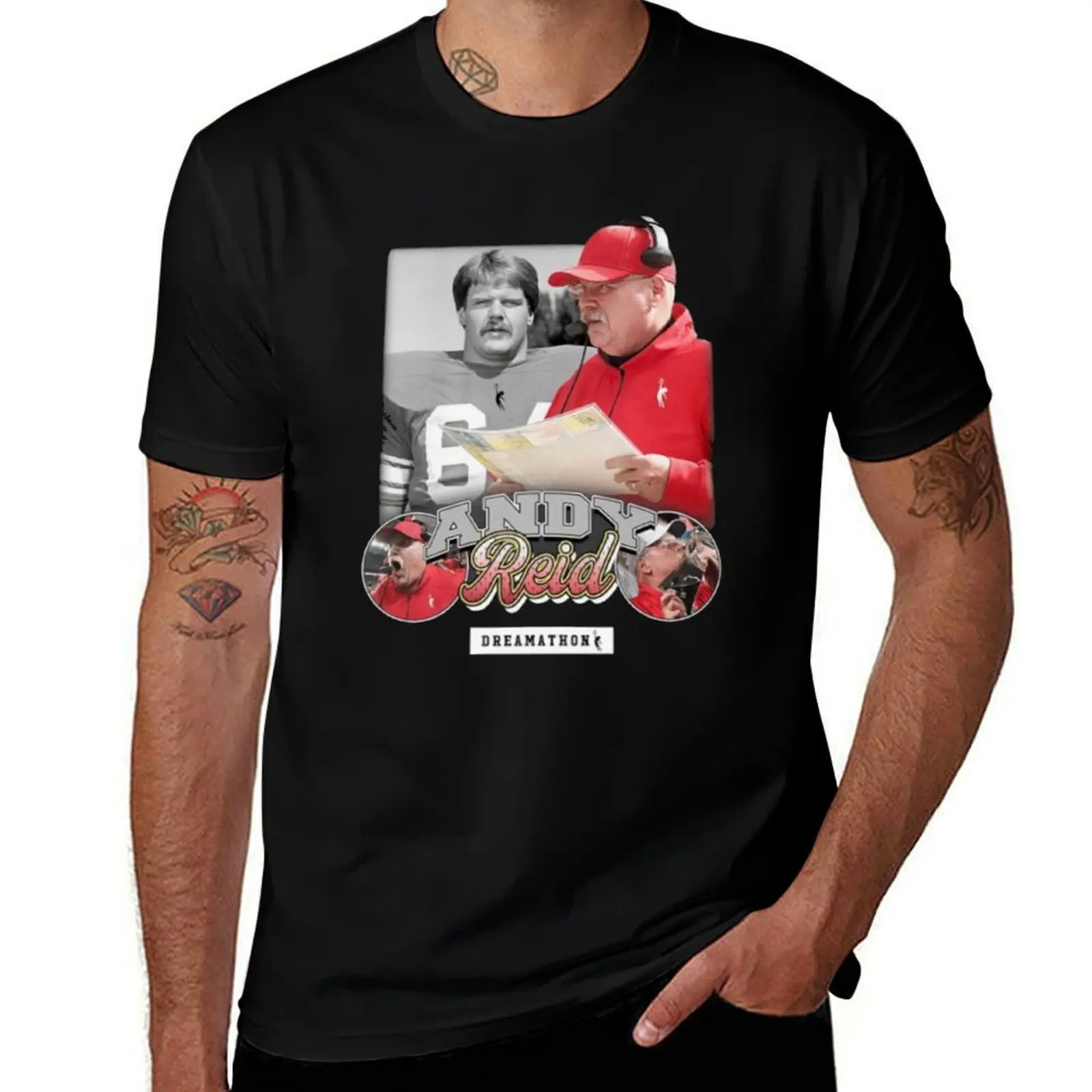 andy reid dreamathon T-Shirt Casual Fashion Print Tee Top T-Shirt