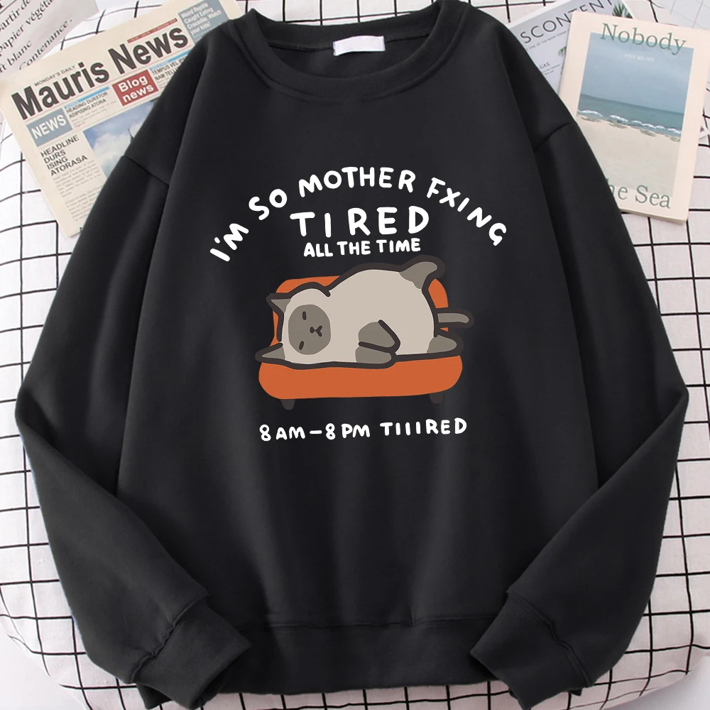 

Let Me Have A Rest Cute Print Cartoons Men Women Hoodies Autumn Fashion Fleece Sweatshirts Clothing Crewneck Pullovers Hoody