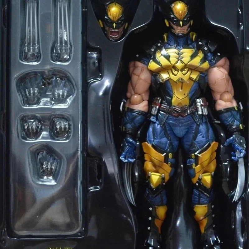 

Play Arts Kai Star War Дарт Вейдер Темный рыцарь Бэтмен Nightwing Фигурка Deathstroke Дэдпул Человек-паук Фигурка Игрушка в подарок