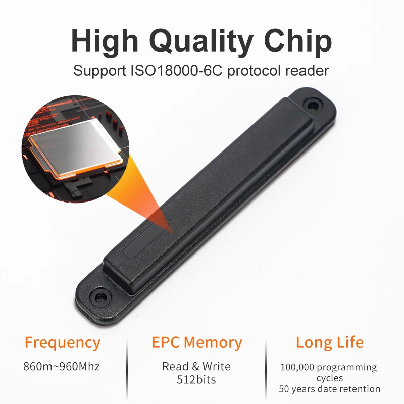10pcs Cheap Waterproof RFID EPC GEN2 RFID ABS Passive Tags Long Range UHF RFID Anti-metal Tag