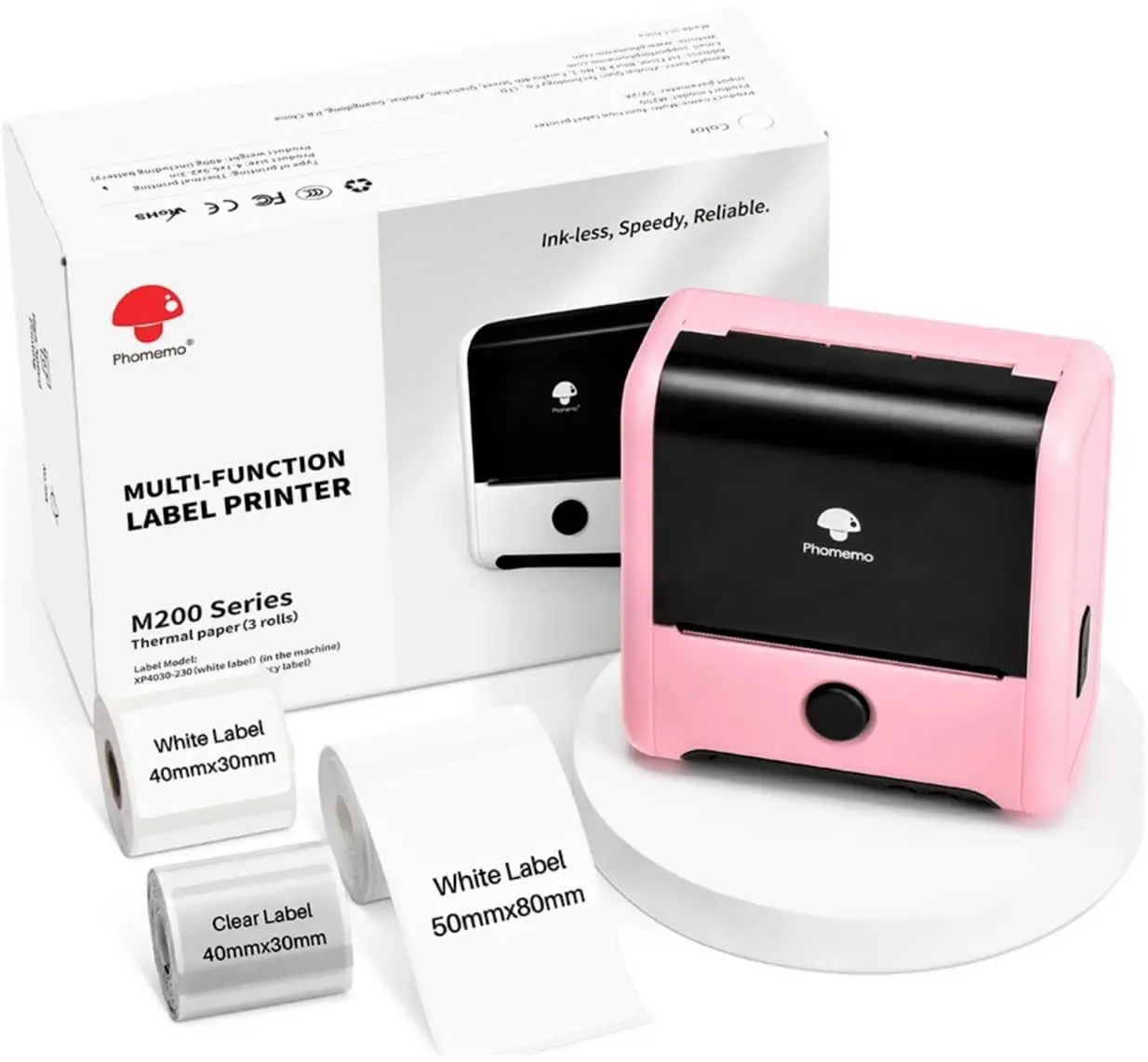 

Phomemo M200 Thermal Wireless Label Printer Bluetooth Mini Printer 2600mAh Label Sticker Maker Price Tag Printers Print Master