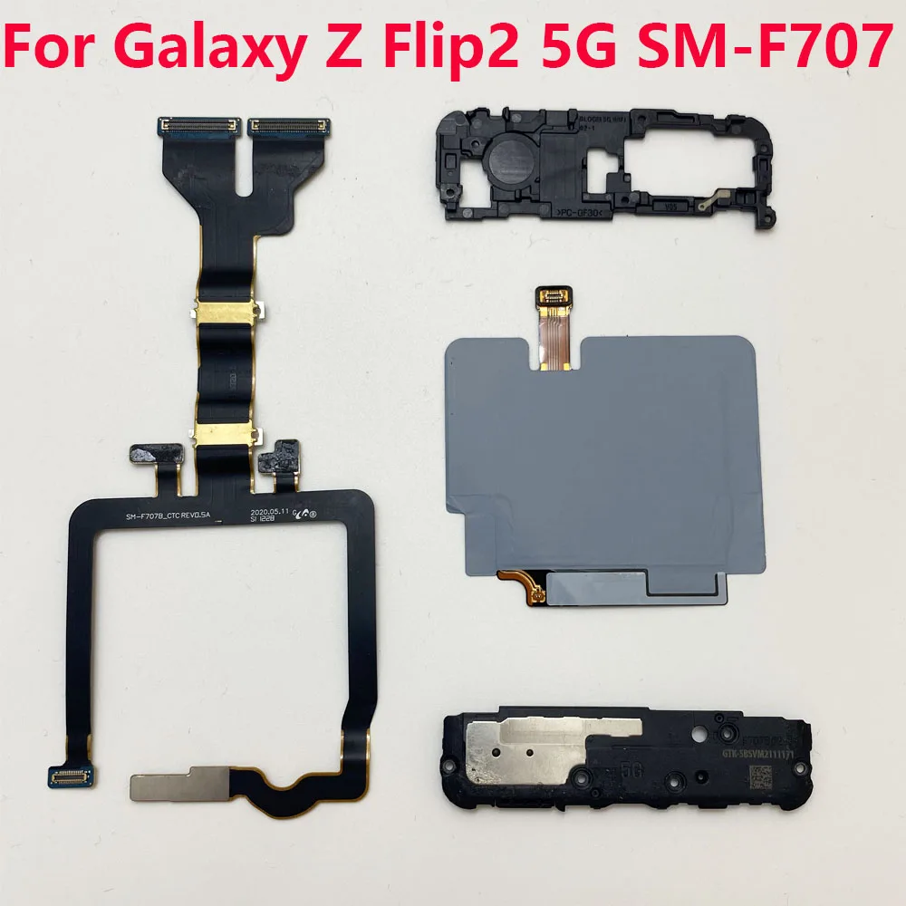 삼성 갤럭시 Z 플립2 5G SM-F707 NFC 무선 안테나 라우드스피커 핀 축 회전 축 받침대 LCD 연결 플렉스 케이블 추천 및 평가
