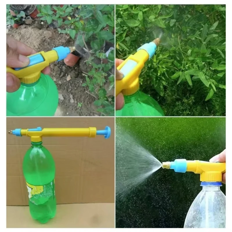 

Garden Manual Spray Watering Gun Adjustable Yellow Sprayer Water Pressure Atomization Sprayer For Home