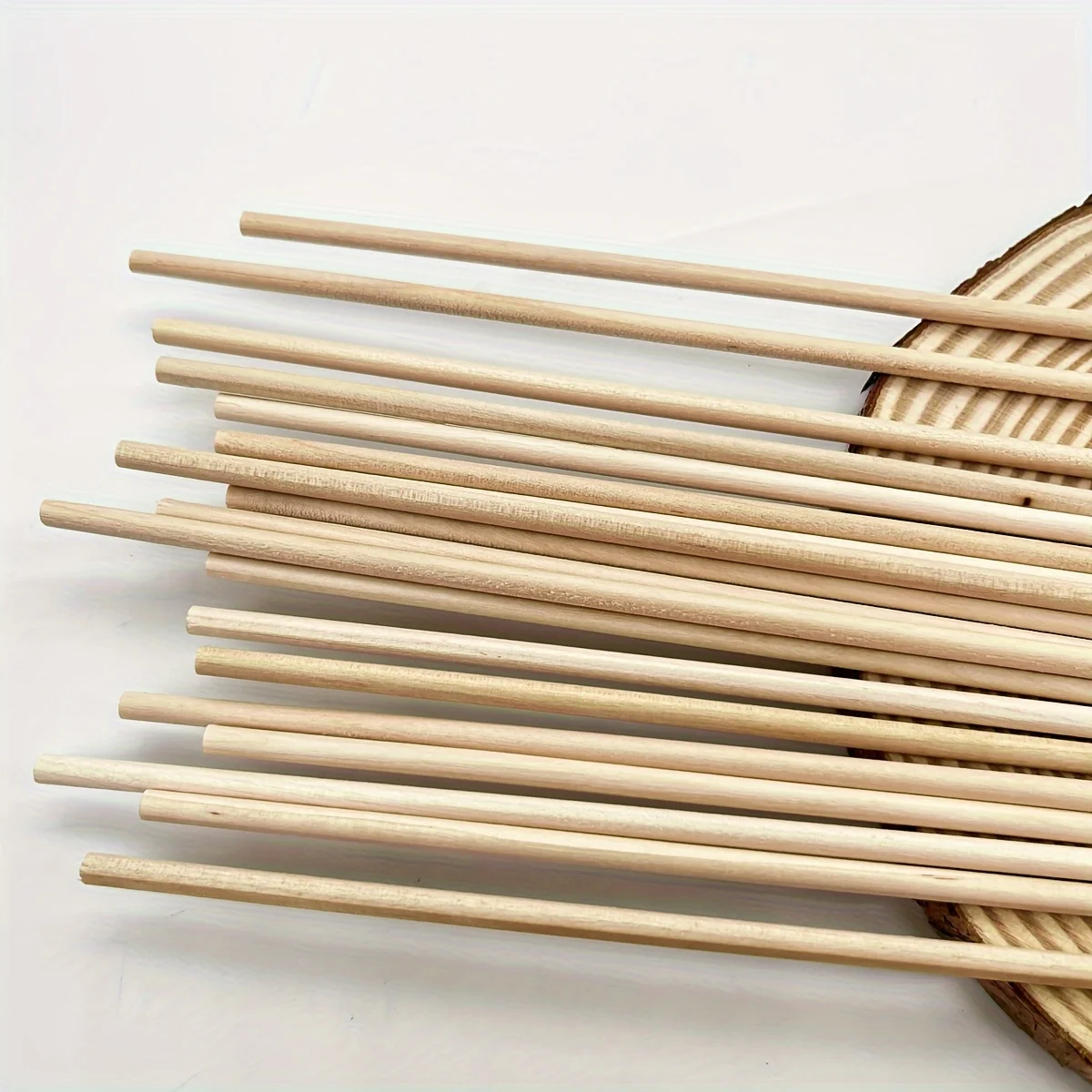 10pcs 30CM Wooden Dowel Sticks, Round Sticks For Pennants, Weddings, Christmas, Music Lessons, Parties, DIY Crafts Lovers