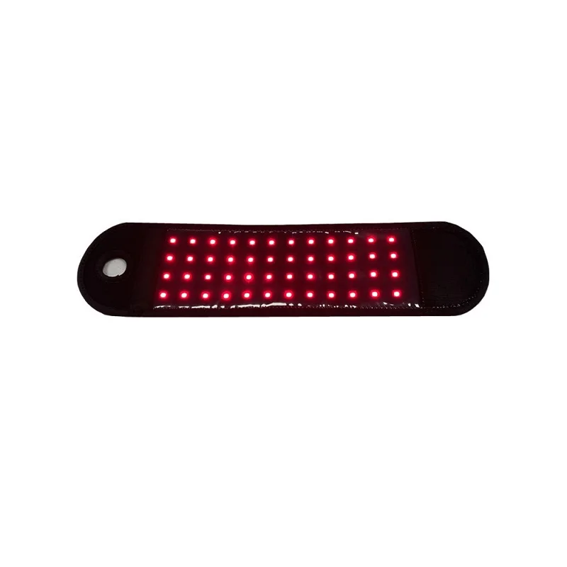Double Chip LED Wrist Ankle Strap for Home Physiotherapy Red Light Heating Guard for Tendonitis Sprain Pain Relief Elastoplast