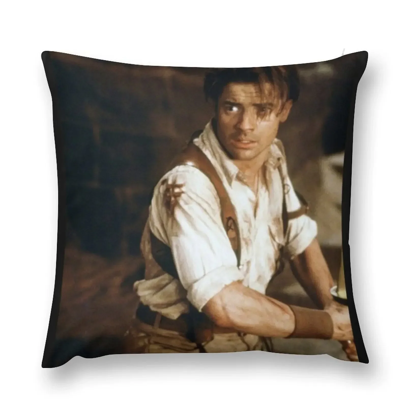 

Brendan Fraser Good Day Throw Pillow Couch Cushions Cusions Cover pillowcases for sofa cushions pillow