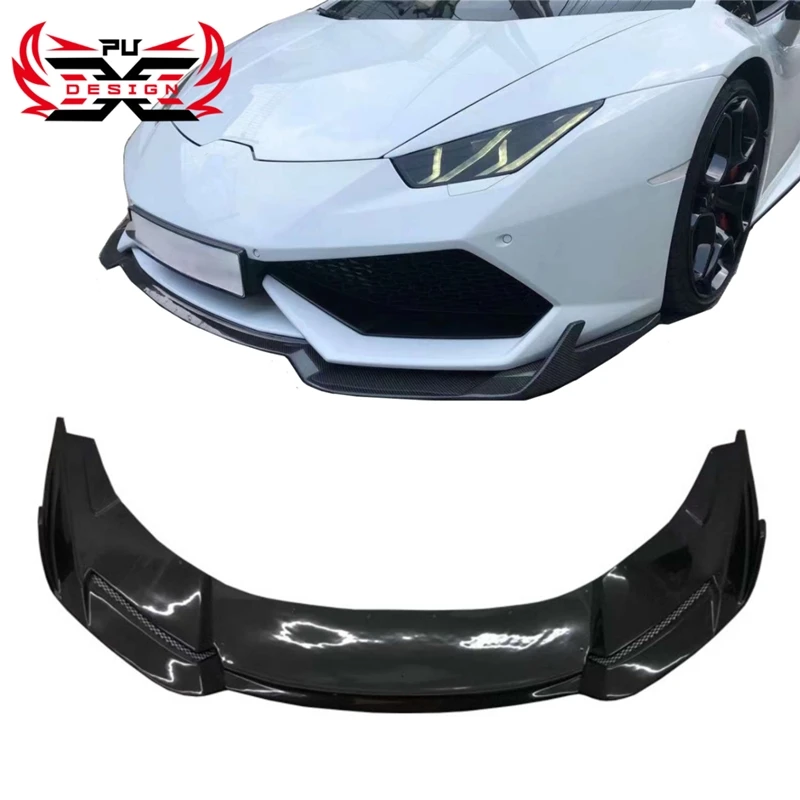 

For Lamborghini Huracan LP610 LP600 LP580 RZ Style Carbon Fiber Front Lip Front Bumper Chin Lip Spoiler Lips Body Kit