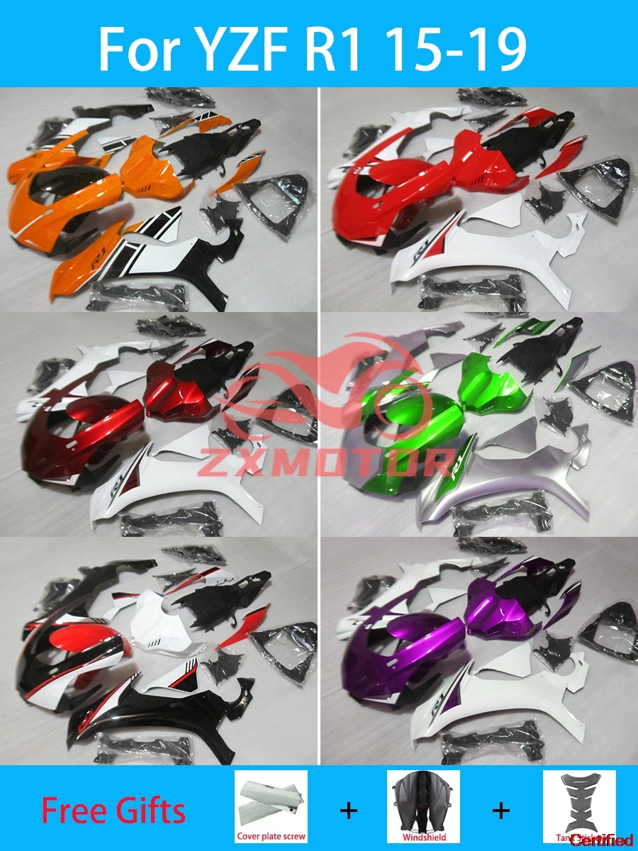 

Fit For YAMAHA YZFR1 2015 2016 2017 2018 2019 Motorcycle Fairings YZF R1 15 16 17 18 19 Prime Customizable Fairing Kit