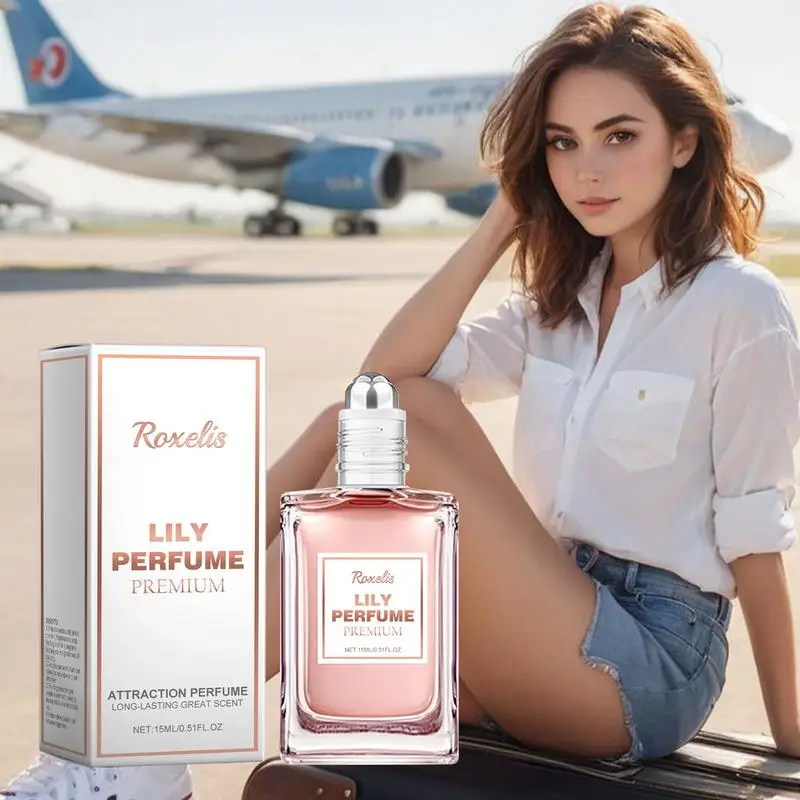 Roll On Perfume For Women Portable Lily Fragrance Body Perfume Long-lasting Charming Perfume For Daily Travel Dating Business