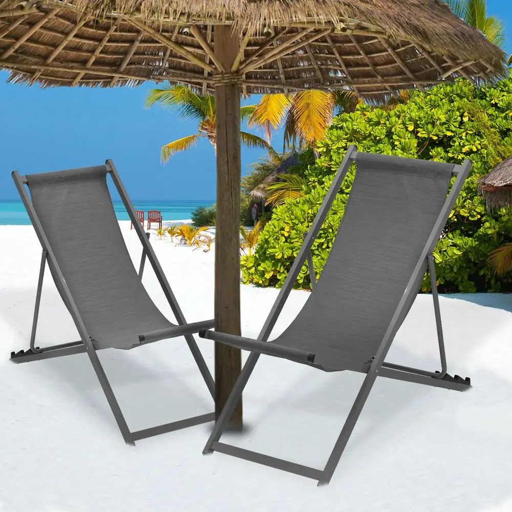 

Складные шезлонги для патио, регулируемые портативные пляжные кресла с алюминиевым каркасом для улицы