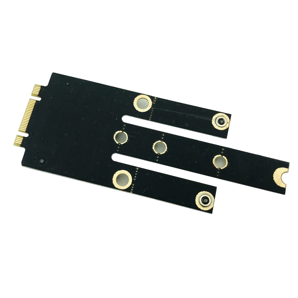 M.2 NGFF B+M Key to mSATA Adapter Board Converter Card Riser Mini PCI-E PCI-Express SATA 3.0 SSD for 2230 2242 2260 2280 M.2 SSD