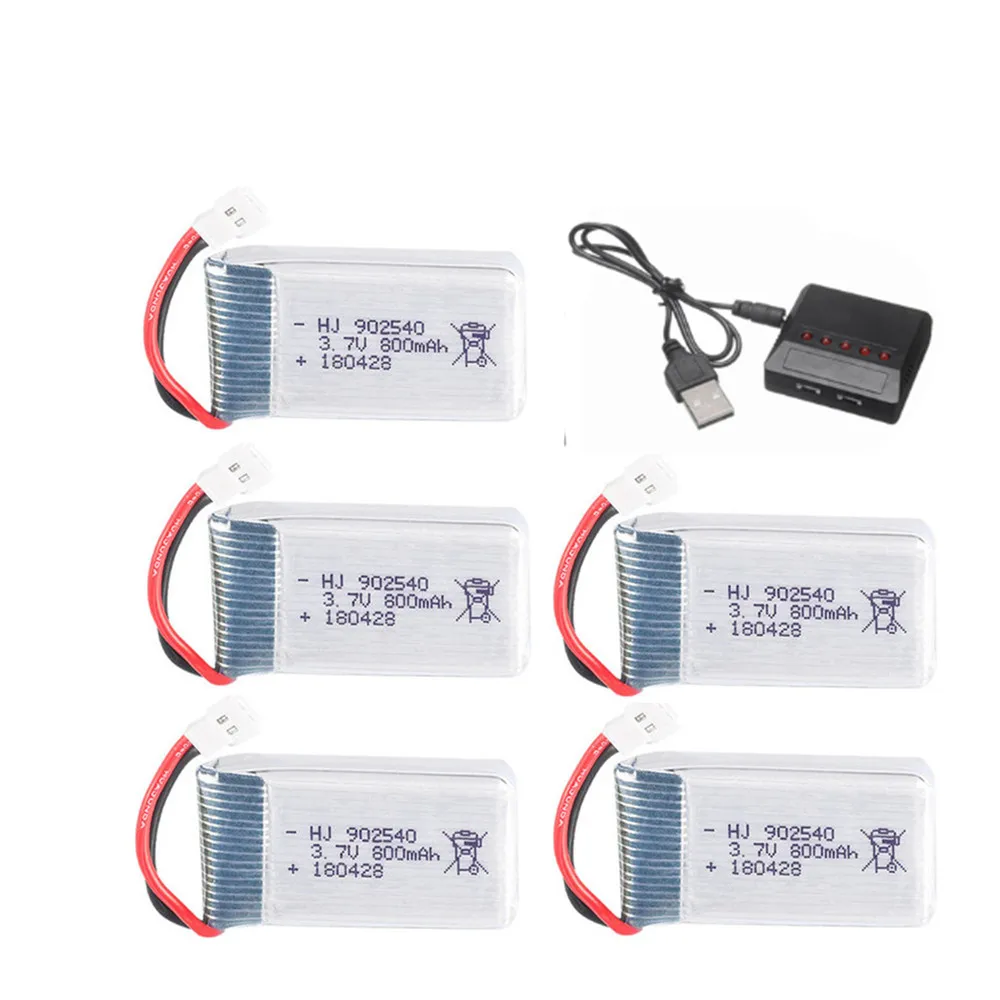 H31 Battery 3.7V 800mAh 902540 Lipo Battery And Charger For H107 H31 KY101 E33C E33 RC Drone Helicopter Spare Parts 3.7V Battery