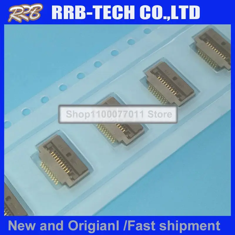 20 pz/lotto FH52-10S-0.5SH 0.5mm larghezza gambe 10pin flip 100% Nuovo e Originale